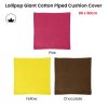 IDC Homewares Lollipop Cotton Piped Cushion Cover 60 cm square Aqua