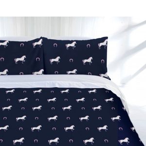 Just Home Just Home Horse Shoe Quilt Cover Set Double