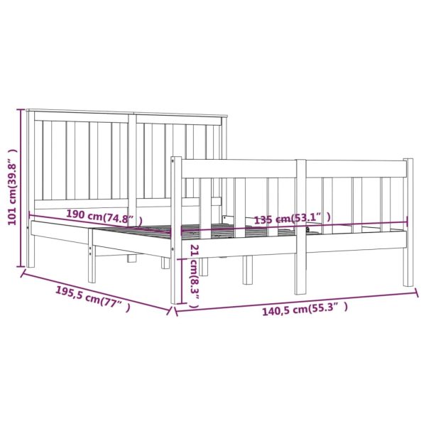 Odenton Bed Frame & Mattress Package – Double Size