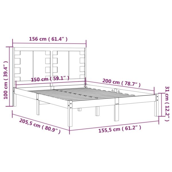 Valrico Bed & Mattress Package – King Size