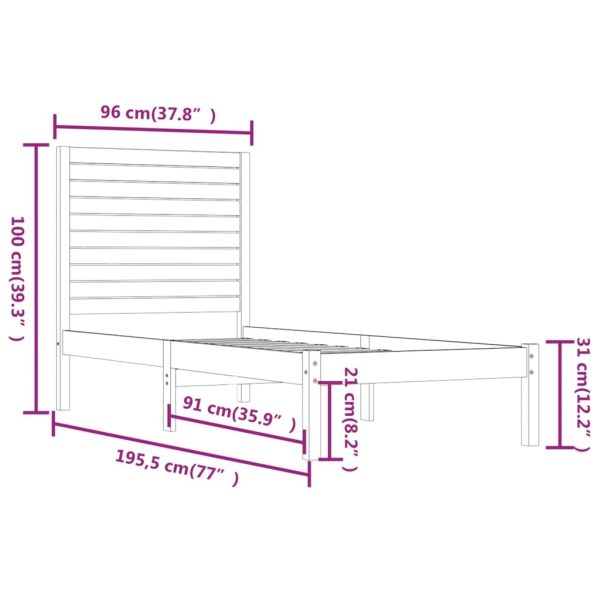 Cauldwell Bed & Mattress Package – Single Size