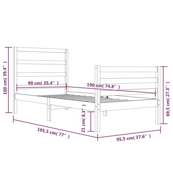 Bridgewater Bed & Mattress Package – Single Size