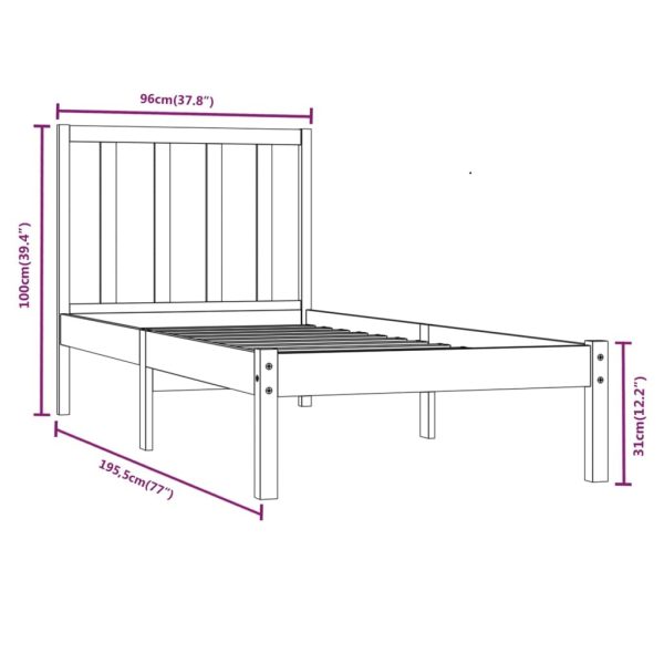 Urbana Bed & Mattress Package – Single Size