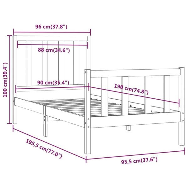 Pebble Bed & Mattress Package – Single Size