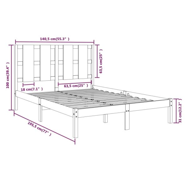 Norwell Bed Frame & Mattress Package – Double Size