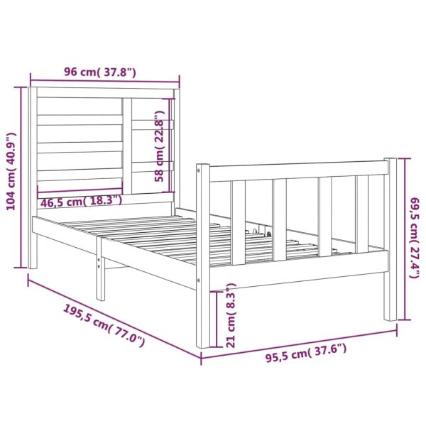 Wallingford Bed & Mattress Package – Single Size