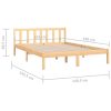 Bremerton Bed Frame & Mattress Package – Double Size