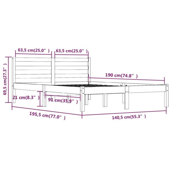 Wenatchee Bed Frame & Mattress Package – Double Size