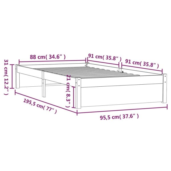 Berwick Bed & Mattress Package – Single Size