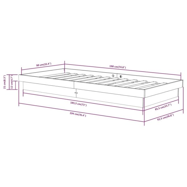 Swanage Bed & Mattress Package – Single Size