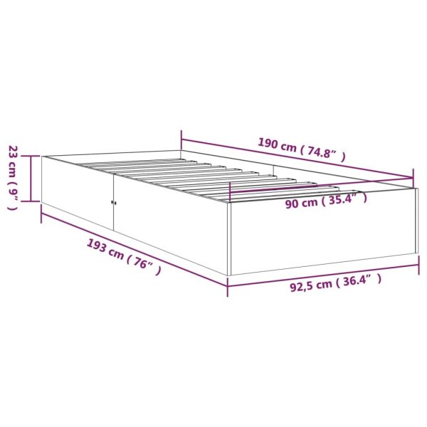 Claremore Bed & Mattress Package – Single Size
