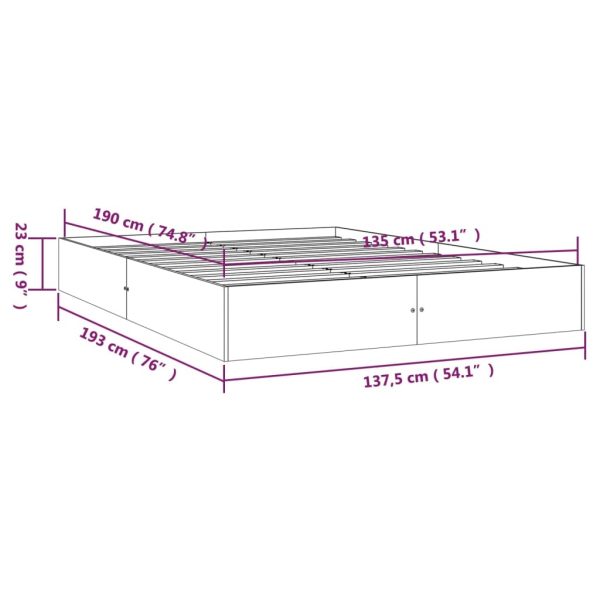 Sandhurst Bed Frame & Mattress Package – Double Size