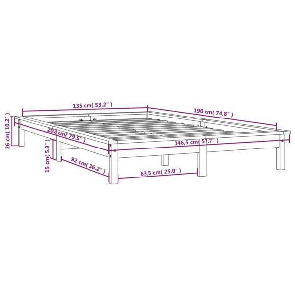 Nether Bed Frame & Mattress Package – Double Size