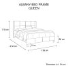 Addison Bed & Mattress Package – Queen Size