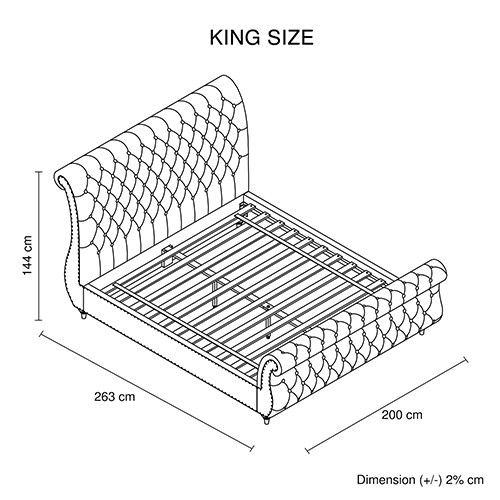 Kioloa Bed & Mattress Package – King Size
