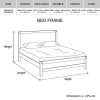 Clarksville Bed & Mattress Package – King Single Size