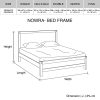 Northa Bed Frame & Mattress Package – Double Size