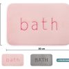 Extra Thick Memory Foam & Super Comfort Bath Rug Mat for Bathroom (60 x 40 cm, Pink)