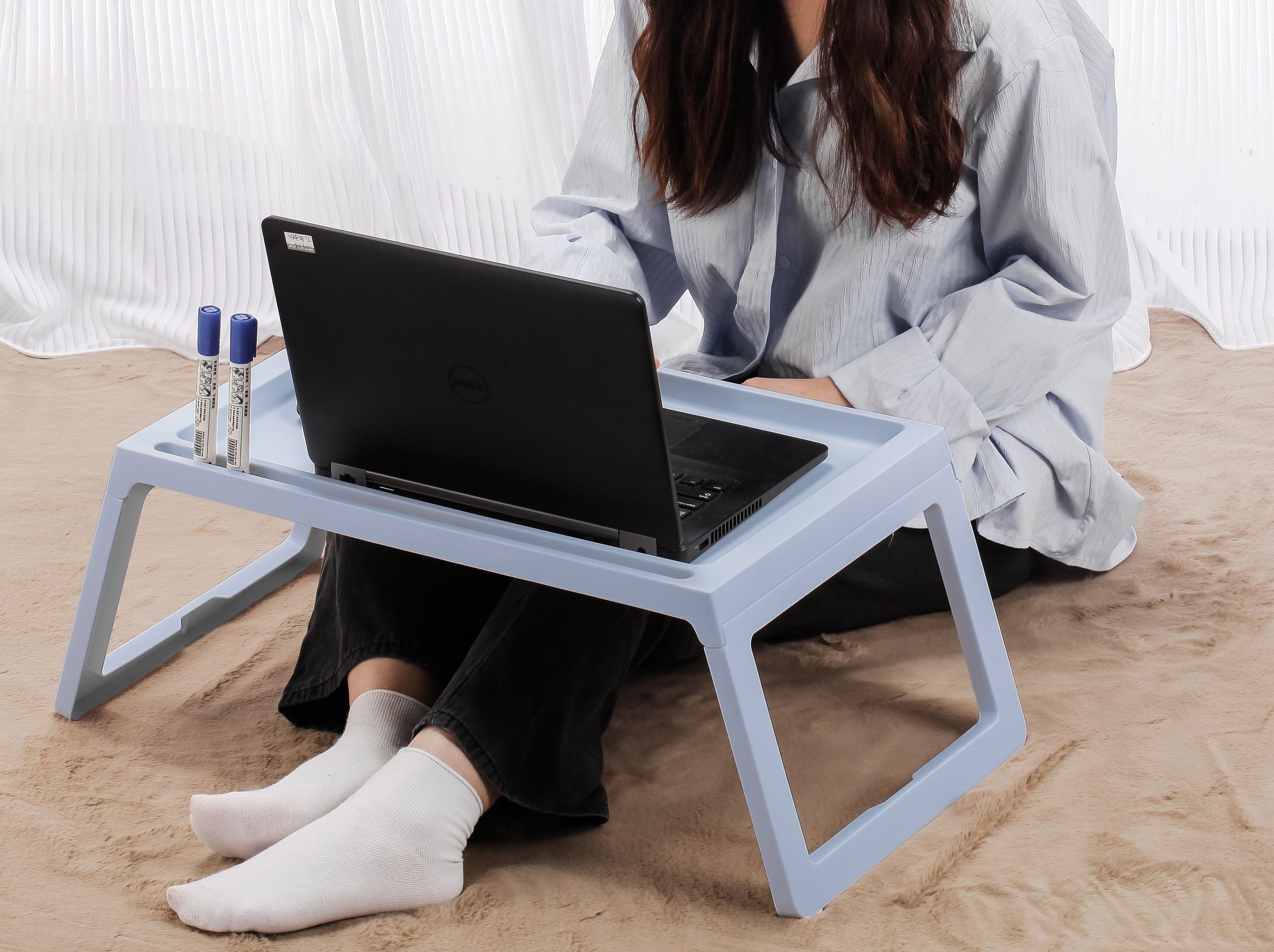 Multifunction Laptop Bed Desk with foldable legs for Home Office