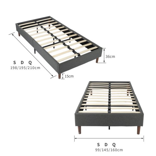 Roxton Bed & Mattress Package – Single Size