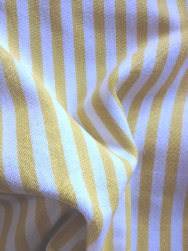 Dandi Mustard Yellow & White Cushion Cover