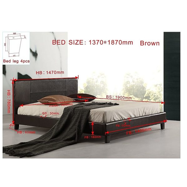 Walsham Bed Frame & Mattress Package – Double Size