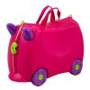 Kids Ride On Suitcase Luggage Travel Bag – Pink