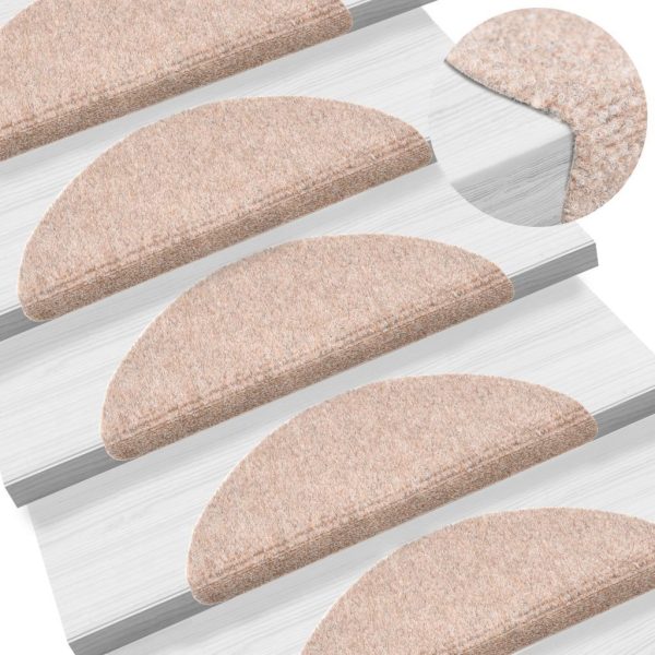 15 pcs Self-adhesive Stair Mats Needle Punch