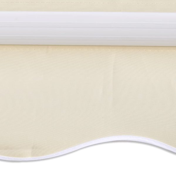 Awning Top Sunshade Canvas Cream 3×2.5m