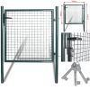 Single Door Fence Gate Powder-Coated Steel