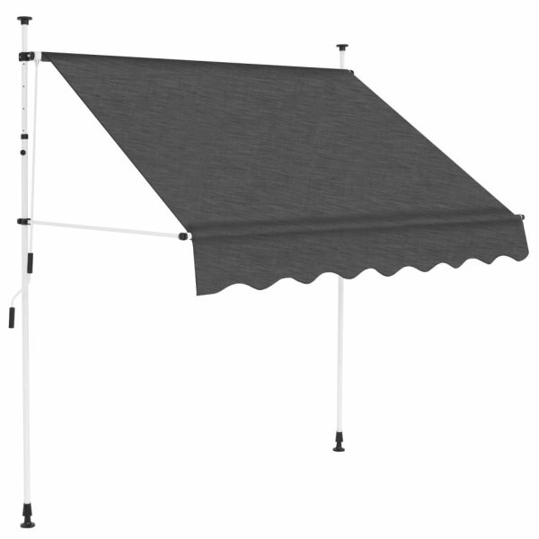 Manual Retractable Awning 150 cm Anthracite