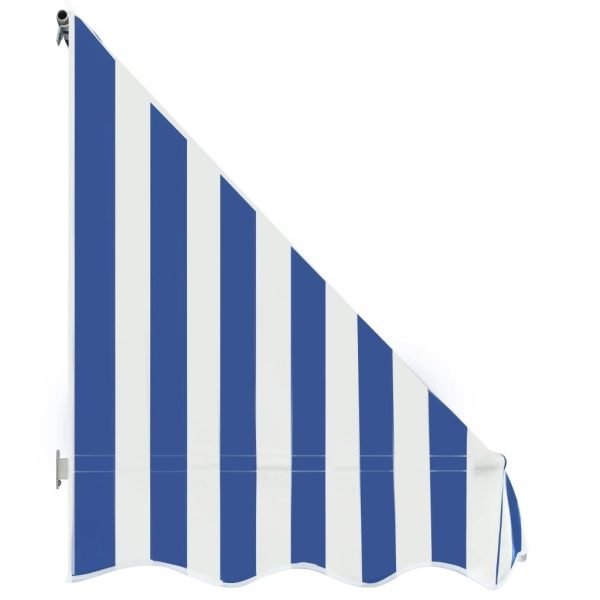 Bistro Awning 350×120 cm Blue and White