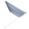 Retractable Awning 400×150 cm Blue and White