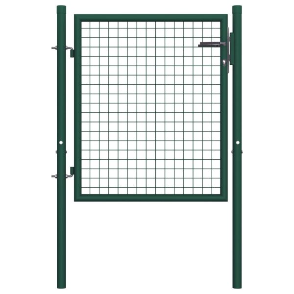 Fence Gate Steel Green