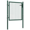 Fence Gate Steel 100×75 cm Green