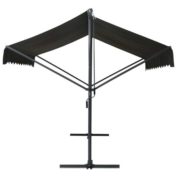 Free Standing Awning 600×300 cm Anthracite