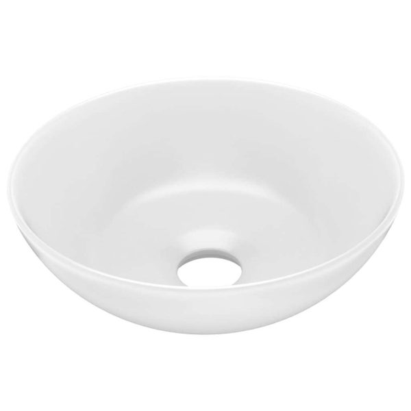 Bathroom Sink Ceramic Matt Round