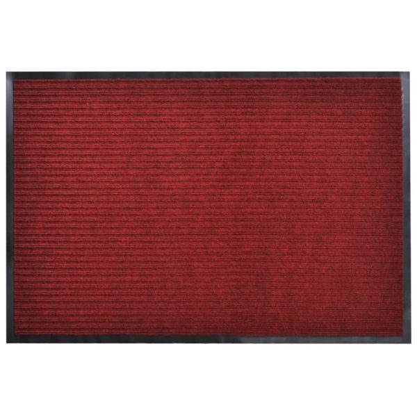 Red PVC Door Mat 120 x 180 cm