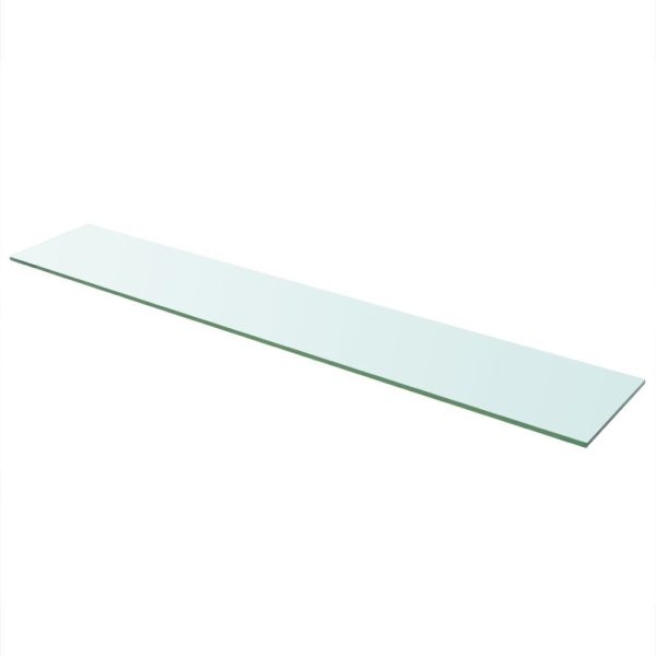 Shelf Panel Glass Clear 110×20 cm