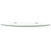 Corner Shelf with Chrome Supports Glass Clear 35×35 cm