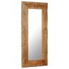 Cosmetic Mirror 50×110 cm Solid Acacia Wood