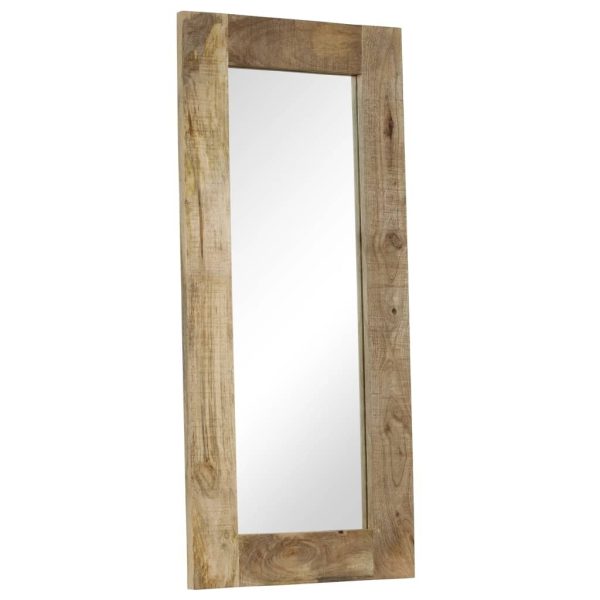 Mirror Solid Mango Wood 50×110 cm