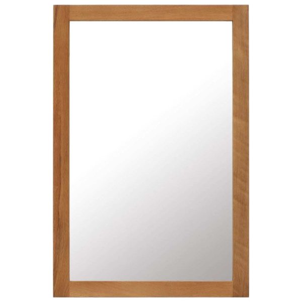 Mirror 60×90 cm Solid Oak Wood