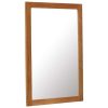 Mirror 60×90 cm Solid Oak Wood