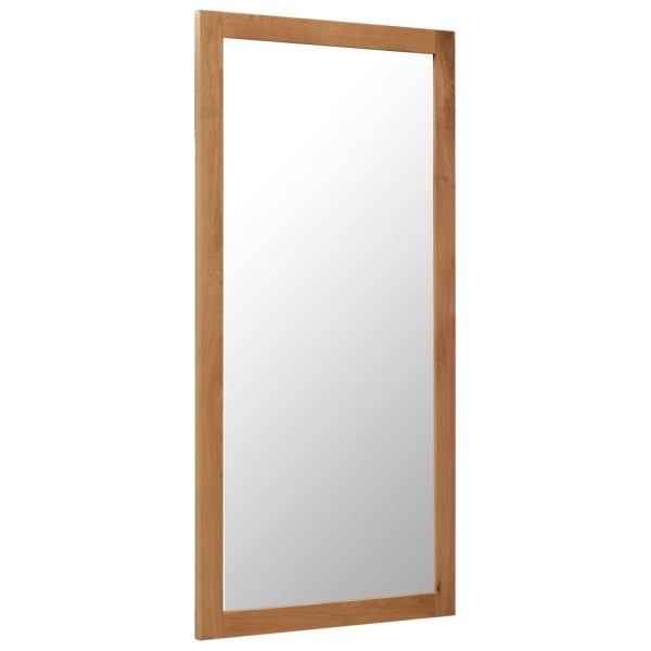 Mirror 60×120 cm Solid Oak Wood