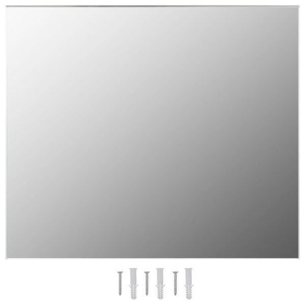 Frameless Mirror 80×60 cm Glass
