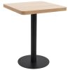 Bistro Table Light Brown MDF