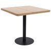 Bistro Table Light Brown MDF