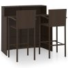 3 Piece Garden Bar Set