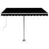 Freestanding Manual Retractable Awning 300×250 cm Anthracite